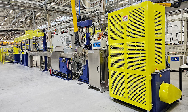 Что такое экструдер для проволоки и кабеля?